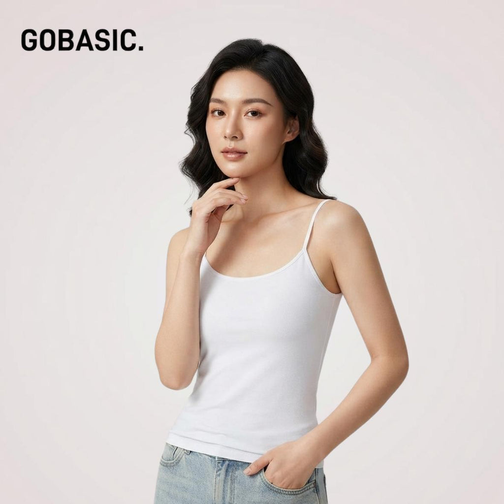 Singlet Tank Top (No Bra Pad)